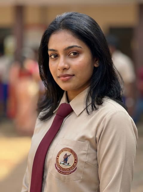 Young Sri Lankan student
